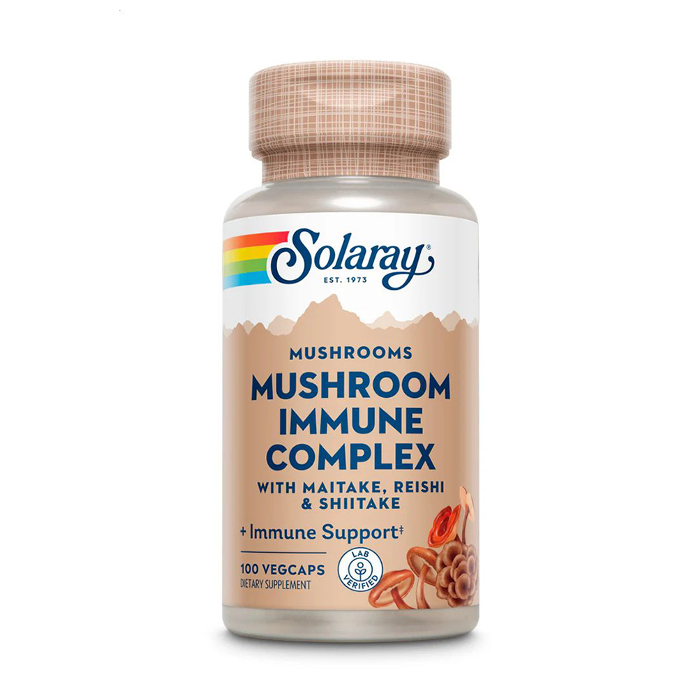 Грибний імунний комплекс Solaray Mushroom Immune Complex, 100 вегетаріанських капсул
